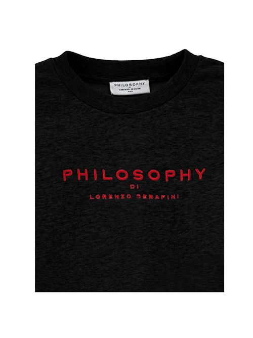 Felpa, bambina, logata. PHILOSOPHY | I9F601 6036P050